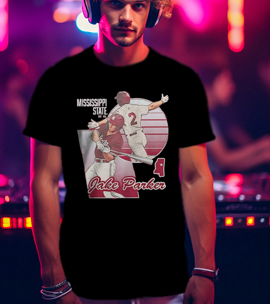 Mississippi State Jake Parker Baseball T-Shirt