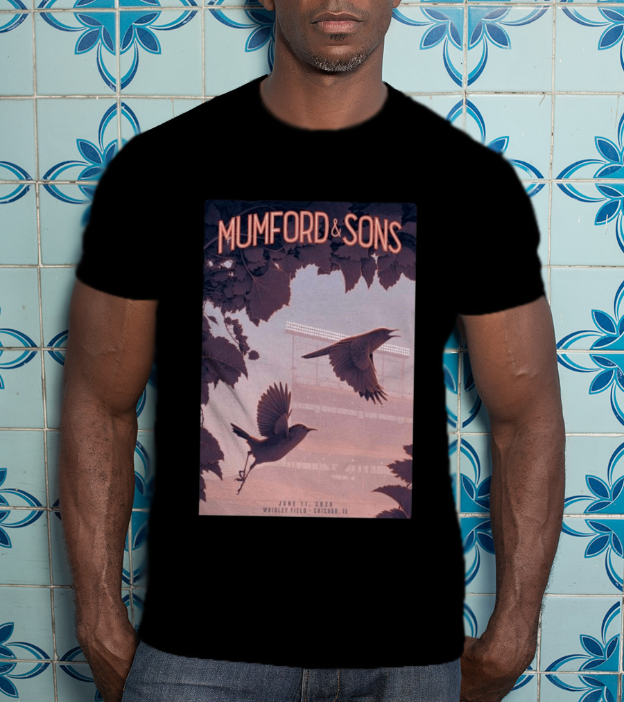 Mumford And Sons Wrigley Field Chicago June 11 2026 T-Shirt