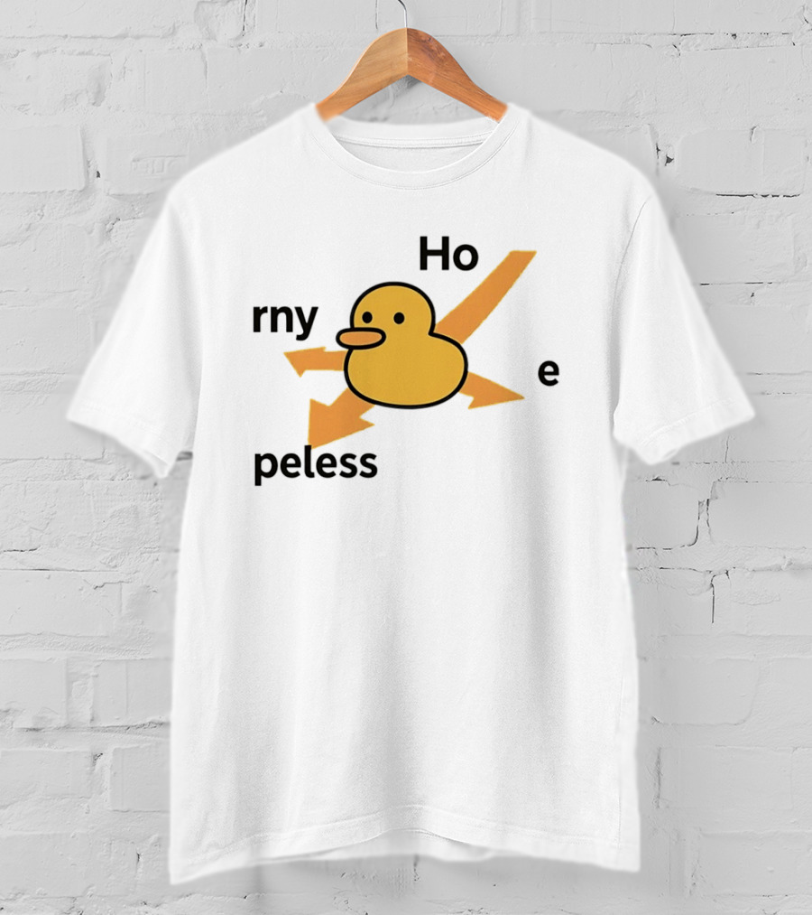 Ho Rny Peless Duck Corner Direction Arrows T-Shirt