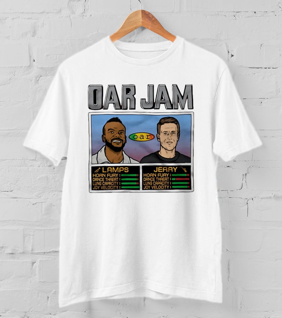 OAR Jam Lamps Jerry Horn Fury Dance Threat Lung Capacity Joy Velocity T-Shirt