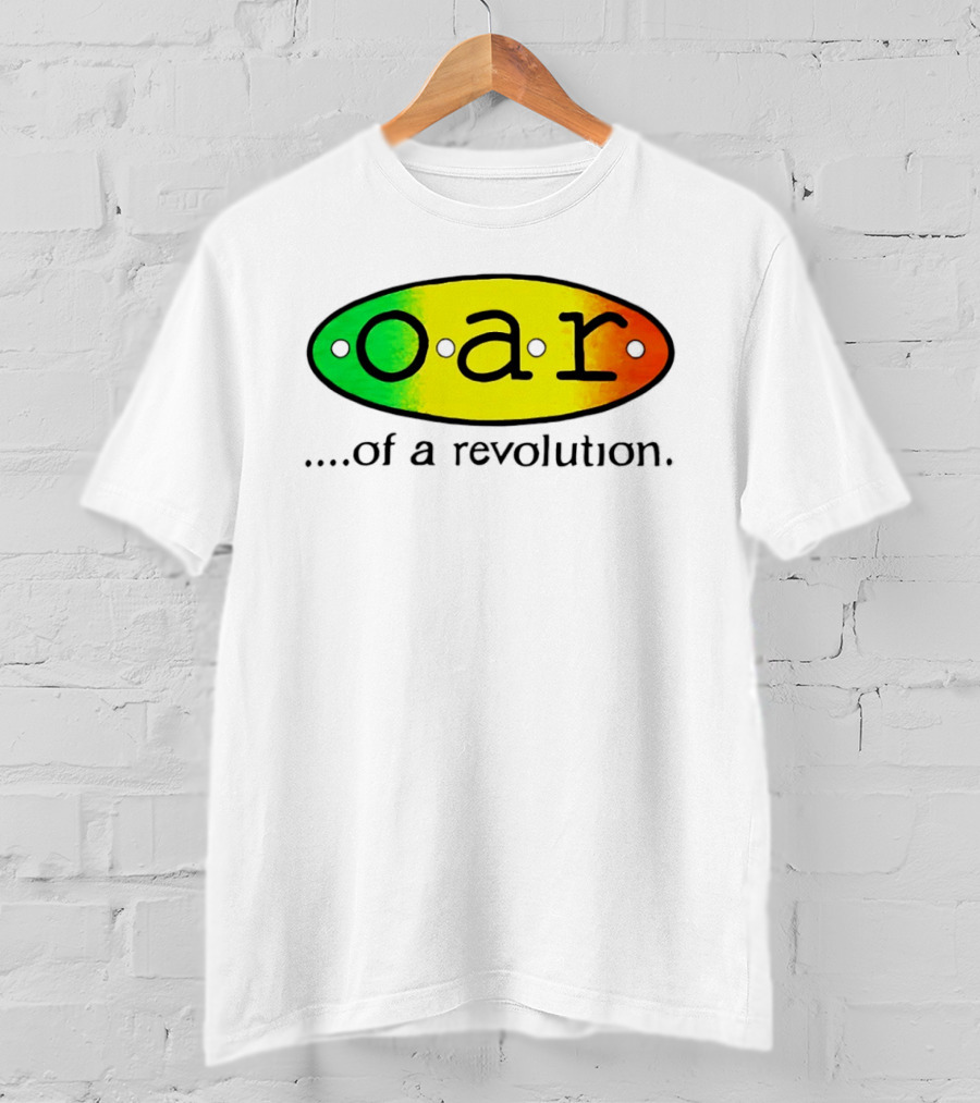OAR Of A Revolution Gradient Oval Colorful T-Shirt