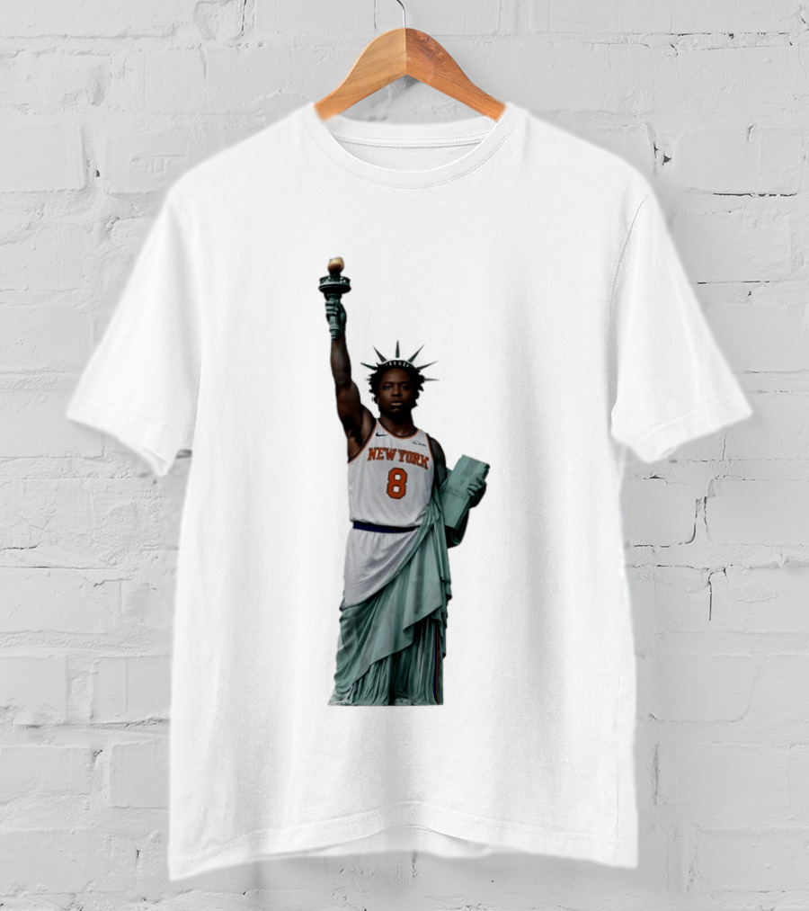 OG Anunoby Statue Of Liberty New York Knicks Basketball 2026 T-Shirt