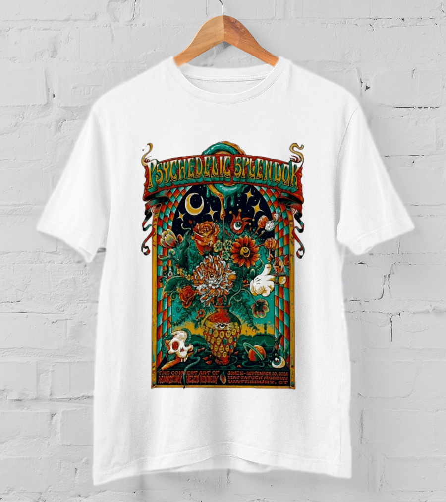 Psychedelic Splendor Asmita Winery Heaven Kennedy Mattatuck Museum June 13 September 20 2026 Waterbury Connecticut T-Shirt