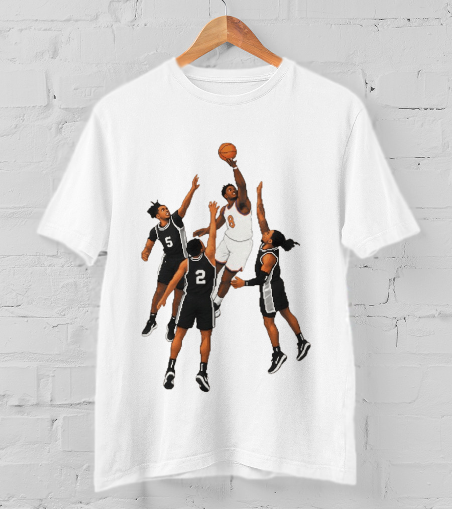 OG Anunoby Knicks Basketball Cartoon NBA 2026 T-Shirt
