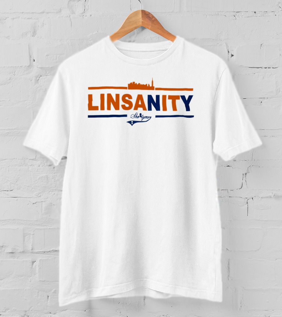 Linsanity Skyline New York Knicks Basketball Shotyme T-Shirt