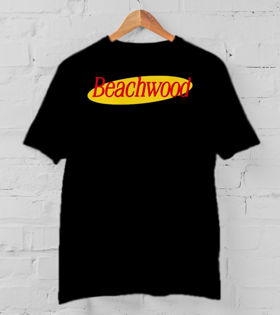Beachwood Seinfeld Yellow Oval Red T-Shirt
