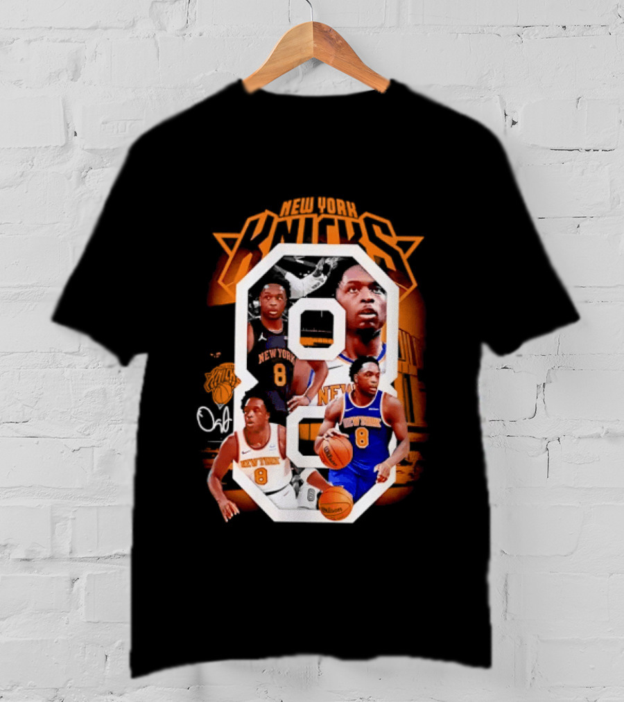 New York Knicks OG Anunoby 8 Basketball Jersey T-Shirt