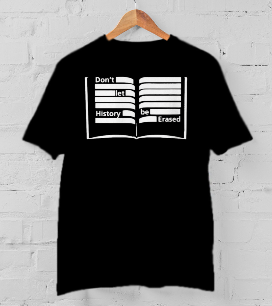 OSO Artists Orchard Don't Let History Be Erased Open Book T-Shirt