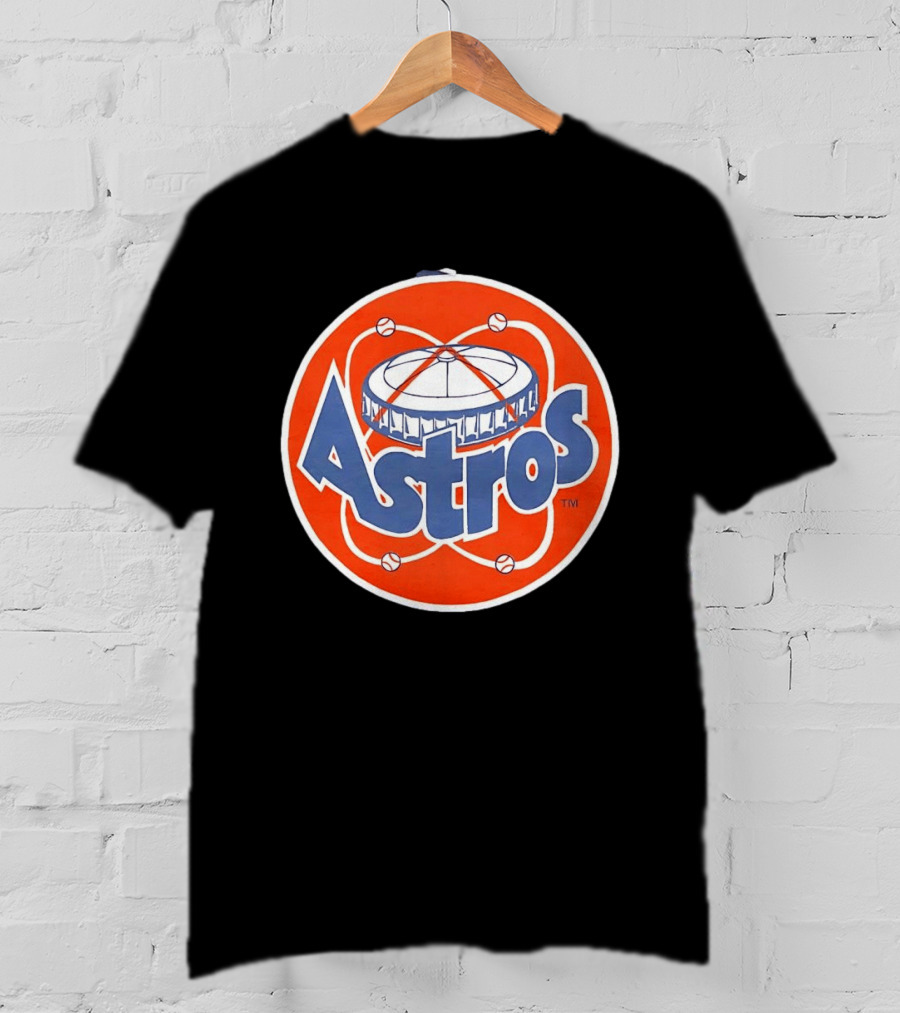Houston Astros Vintage Astrodome Baseball T-Shirt