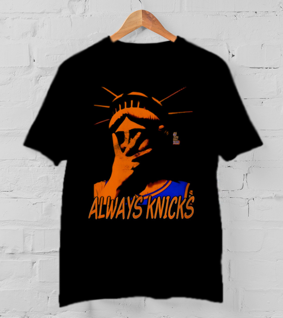 Always Knicks Statue Of Liberty Jalen Brunson New York Knicks NBA 2026 T-Shirt