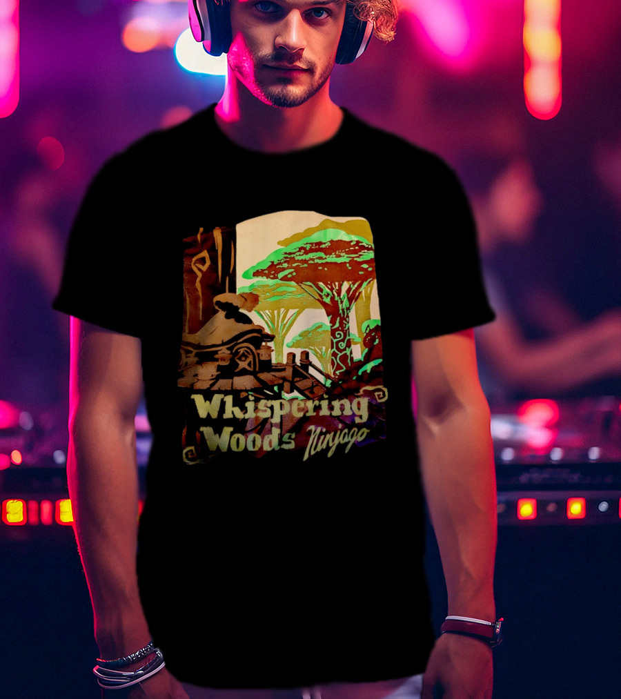Whispering Woods Ninjago Forest Temple Scene Masters Of Spinjitzu T-Shirt