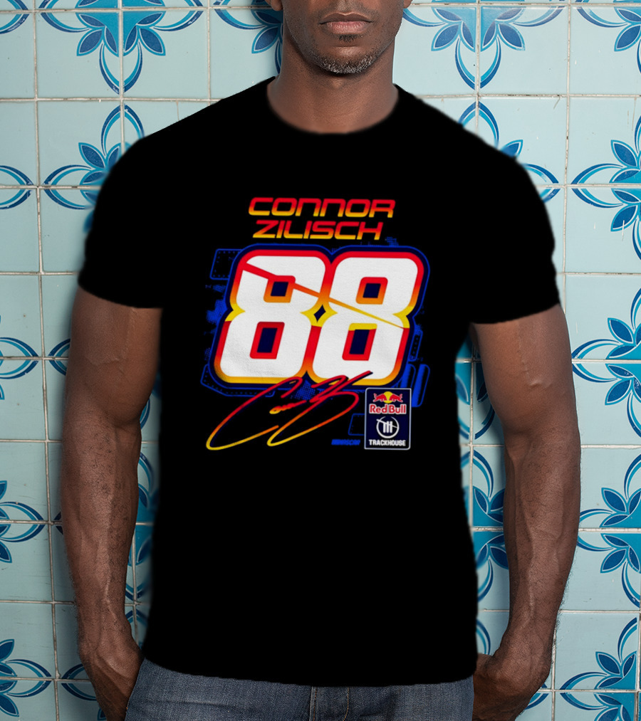Connor Zilisch 88 Red Bull Trackhouse Racing T-Shirt