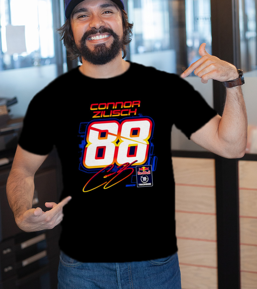 Connor Zilisch 88 Red Bull Trackhouse Racing T-Shirt