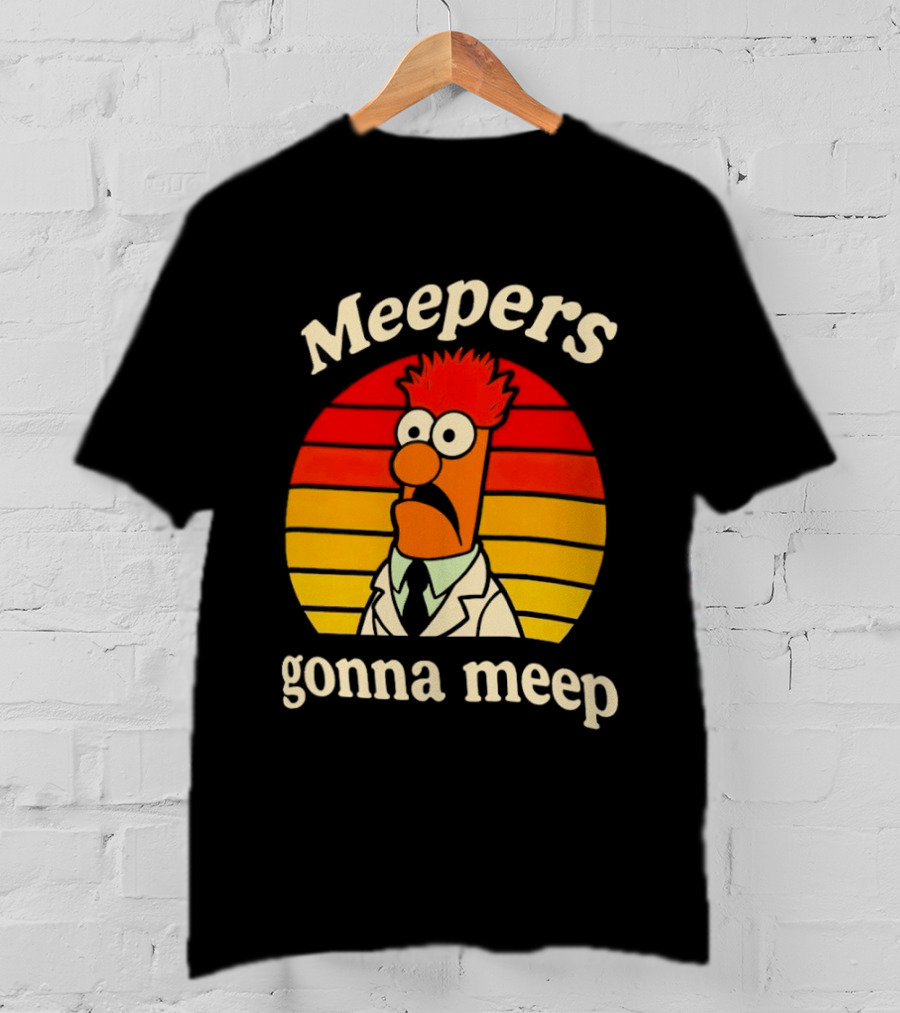Meepers Gonna Meep Retro Vintage Style With Cartoon T-Shirt