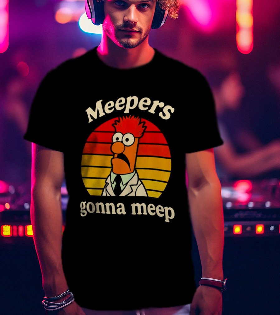 Meepers Gonna Meep Retro Vintage Style With Cartoon T-Shirt