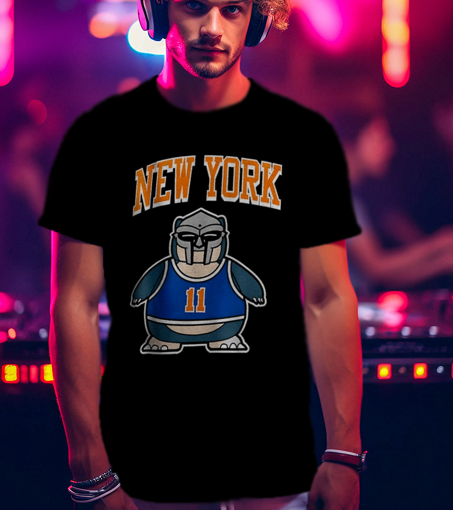 New York Knicks MF Doom Jalen Brunson #11 NBA Basketball 2026 T-Shirt