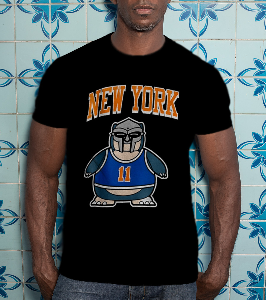 New York Knicks MF Doom Jalen Brunson #11 NBA Basketball 2026 T-Shirt