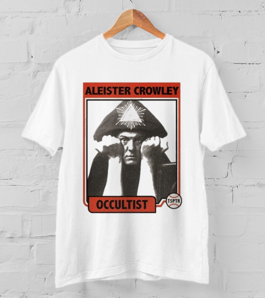 Aleister Crowley Occultist TSPTR Baseball Raglan T-Shirt