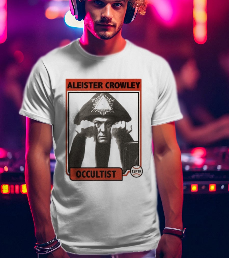 Aleister Crowley Occultist TSPTR Baseball Raglan T-Shirt