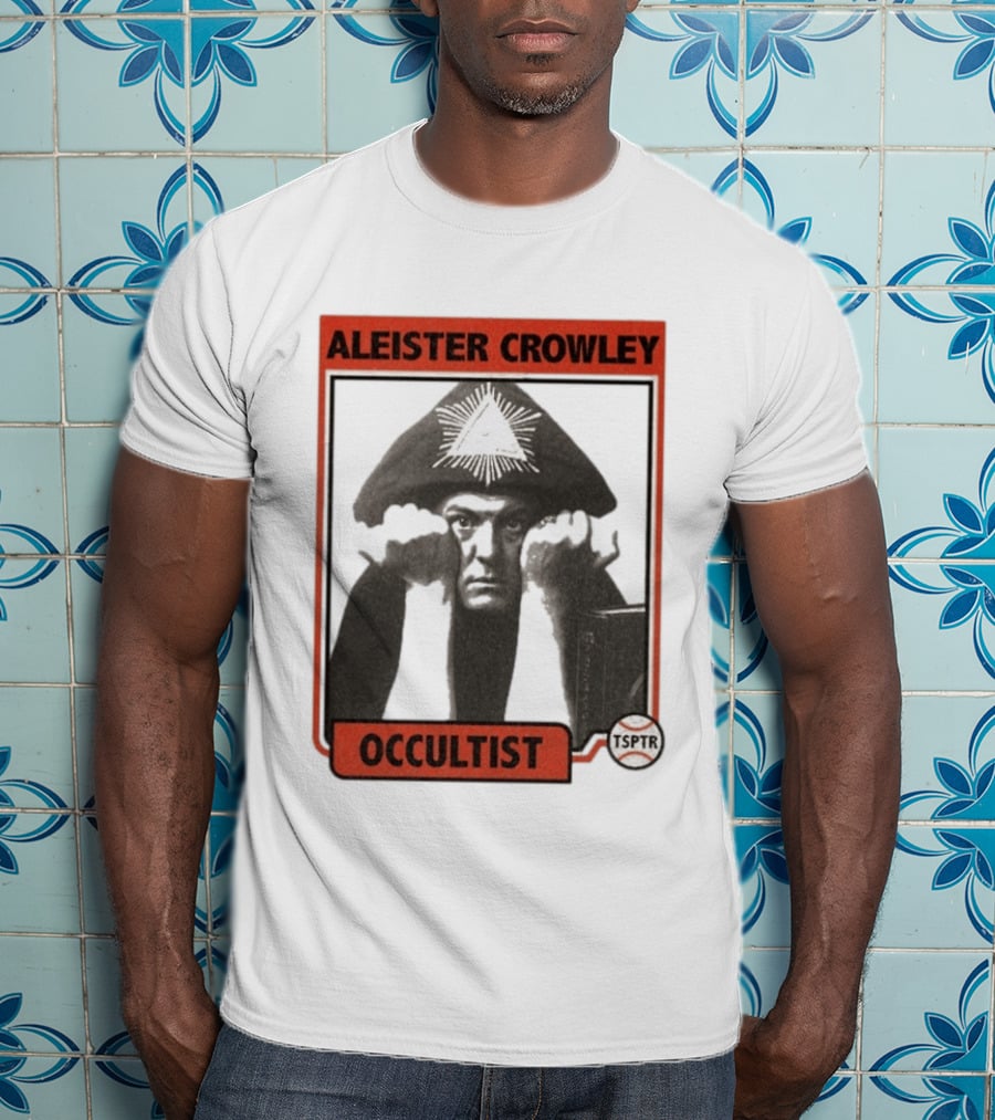 Aleister Crowley Occultist TSPTR Baseball Raglan T-Shirt