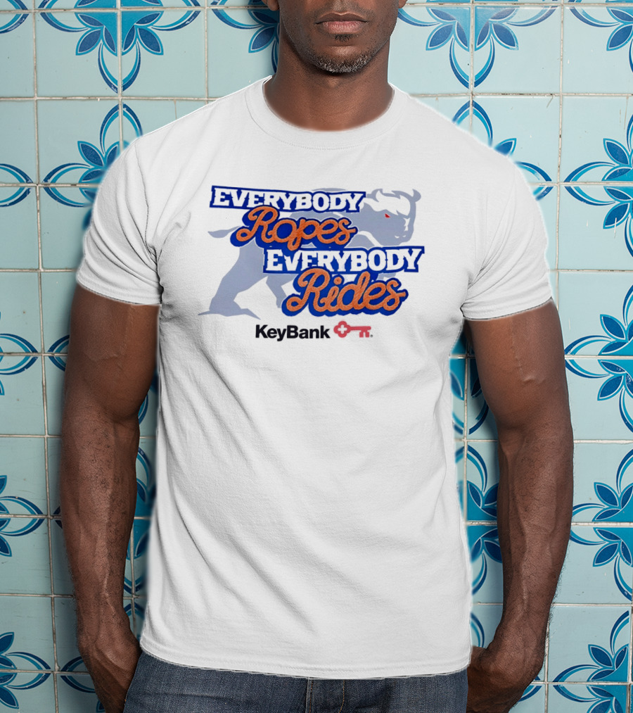 Buffalo Sabres Everybody Ropes Everybody Rides KeyBank 2026 T-Shirt