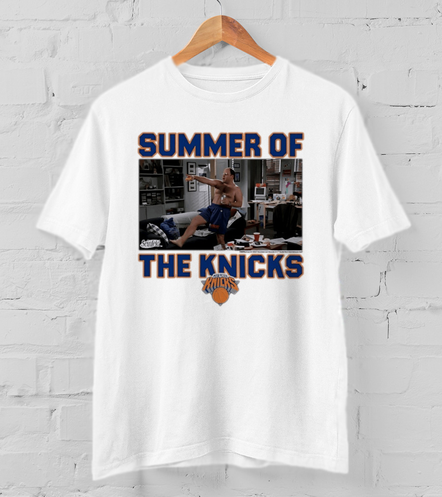 Summer Of The Knicks George Costanza Seinfeld New York Knicks Basketball T-Shirt