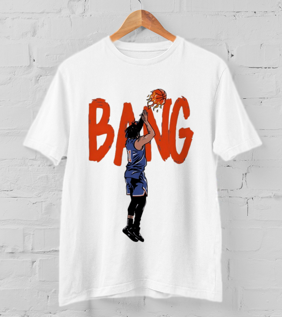 BANG Jalen Brunson New York Knicks NBA Basketball T-Shirt