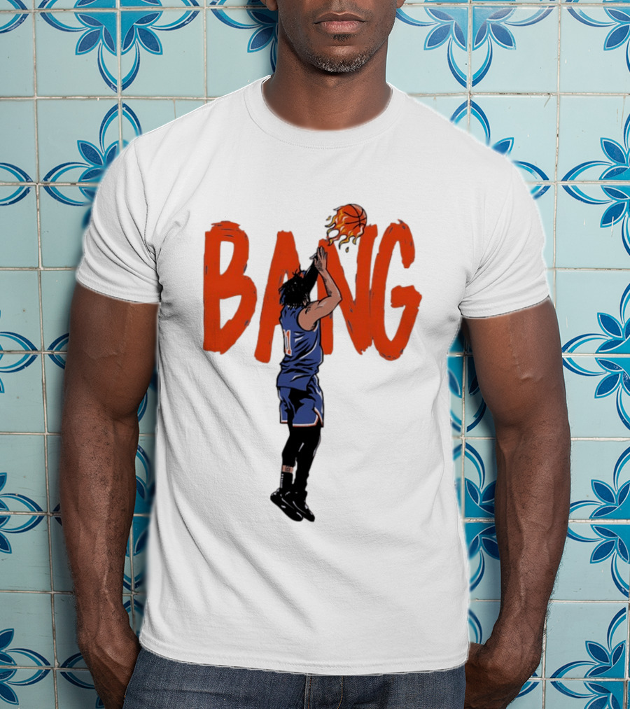 BANG Jalen Brunson New York Knicks NBA Basketball T-Shirt