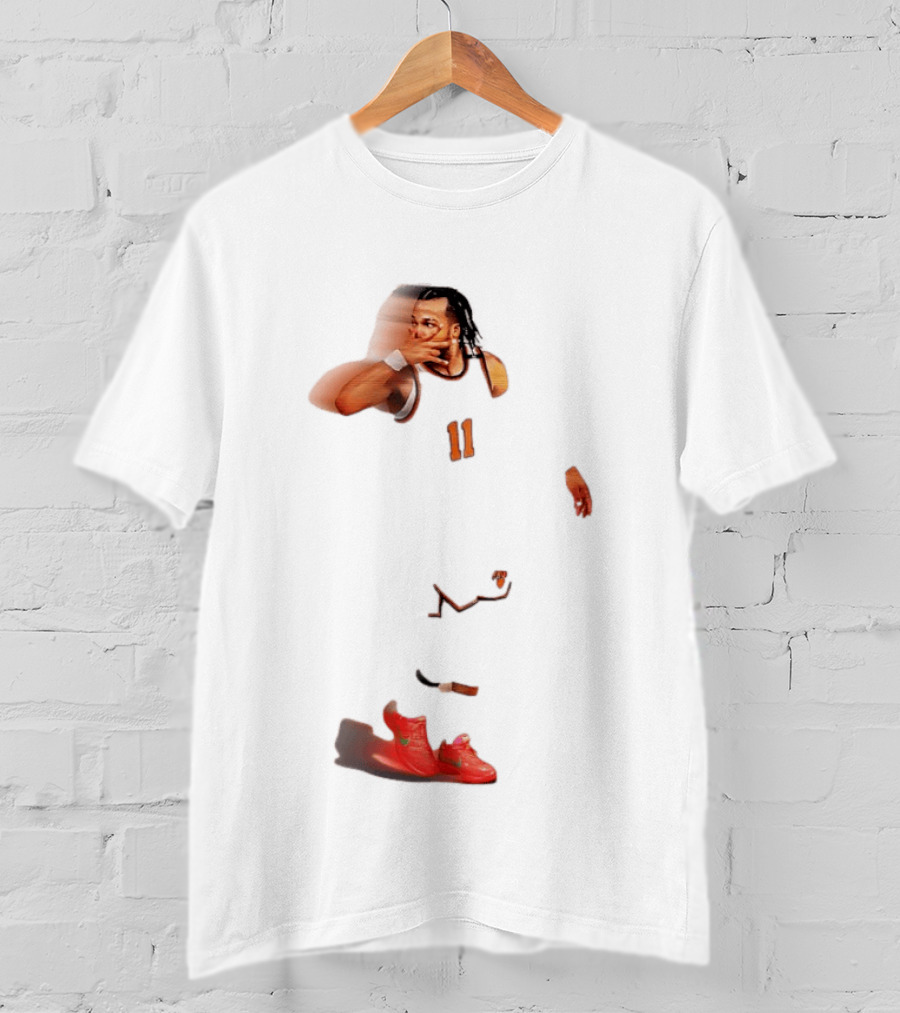 Jalen Brunson New York Knicks NBA Player Unique Distorted T-Shirt