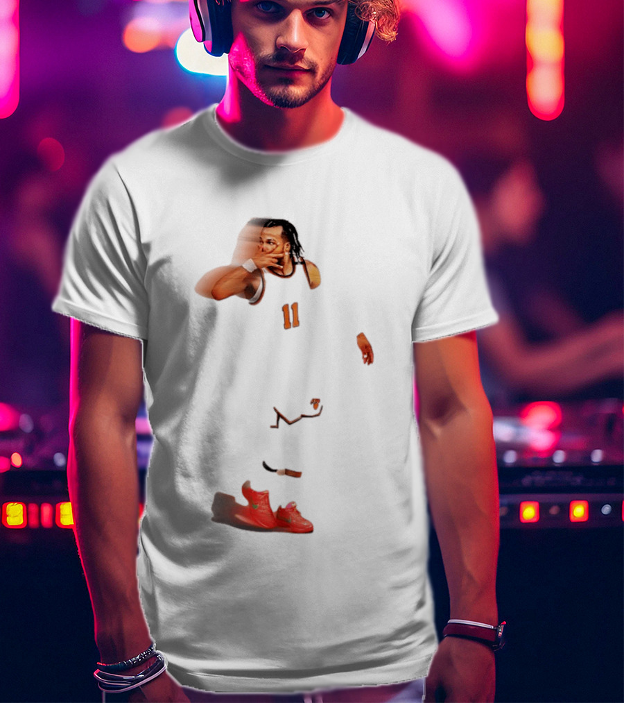 Jalen Brunson New York Knicks NBA Player Unique Distorted T-Shirt