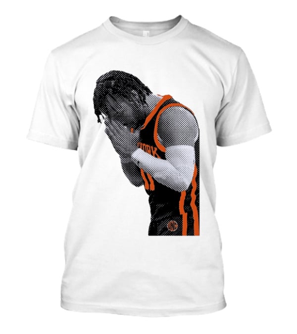 New York Knicks Jalen Brunson NBA Jersey Pl...T-Shirt 