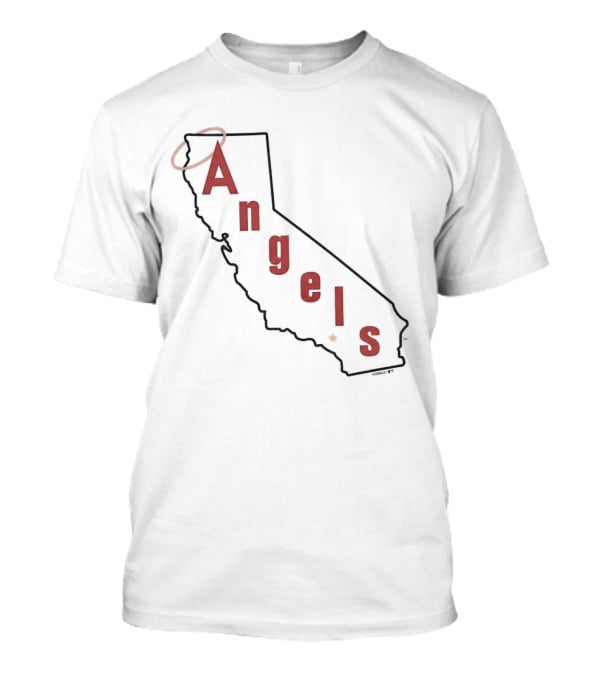 California Angels Script Los Angeles Outlin...T-Shirt 