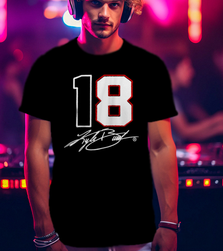 Denny Hamlin Kyle Busch 18 NASCAR Cup Series Racing Signature T-Shirt