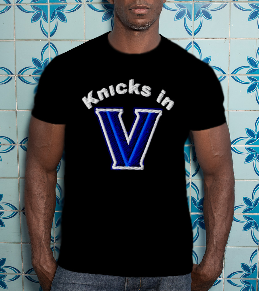 Knicks In V Basketball New York Villanova Wildcats T-Shirt