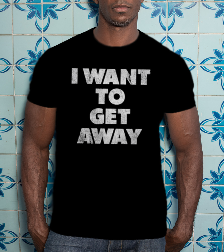 Lenny Kravitz I Want To Get Away I Want To Fly Away Lyric Bold White T-Shirt