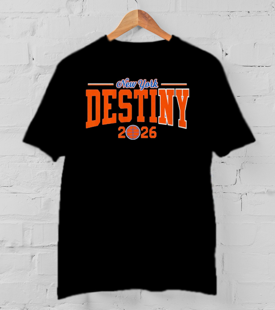 New York Destiny 2026 Basketball Orange T-Shirt