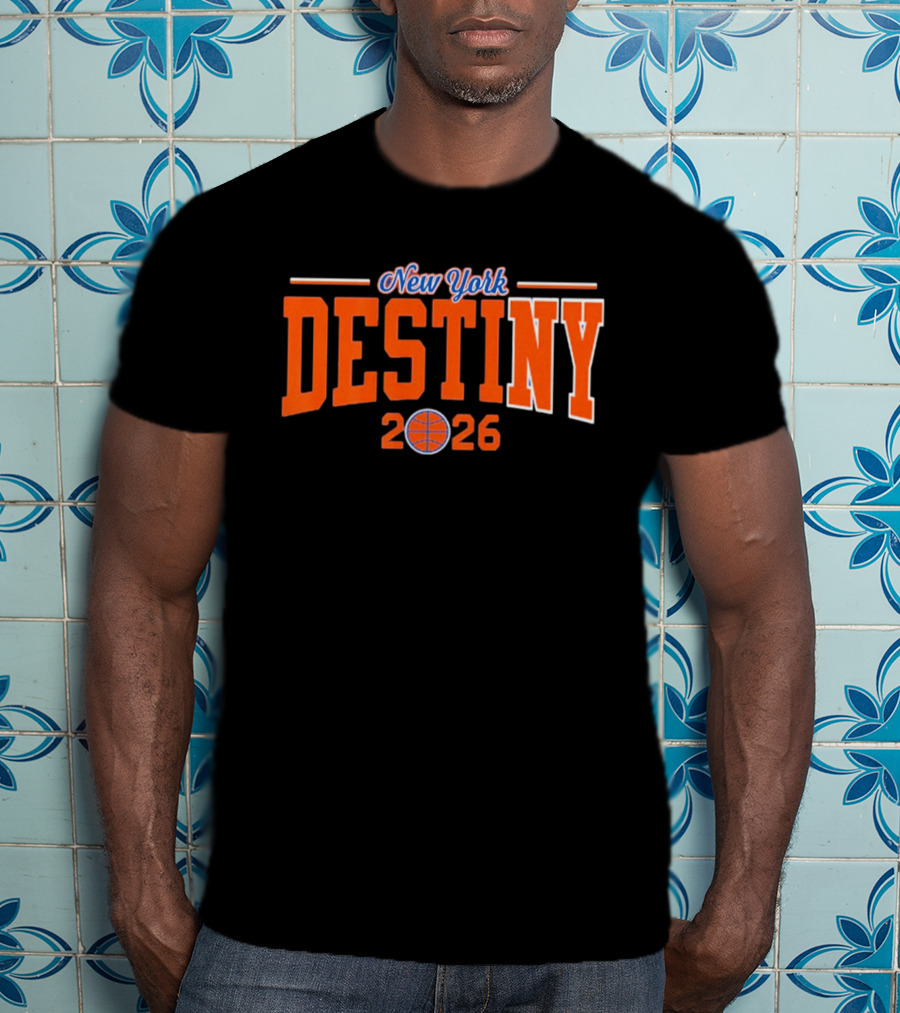 New York Destiny 2026 Basketball Orange T-Shirt