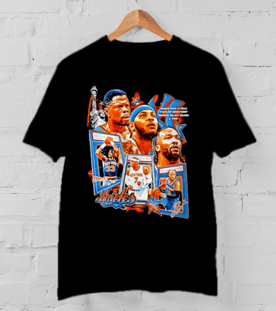 Empire State Of Mind New York Knicks Legends Madison Square Garden C. 1946 T-Shirt