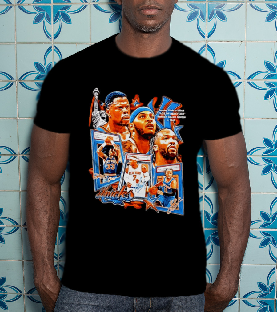 Empire State Of Mind New York Knicks Legends Madison Square Garden C. 1946 T-Shirt