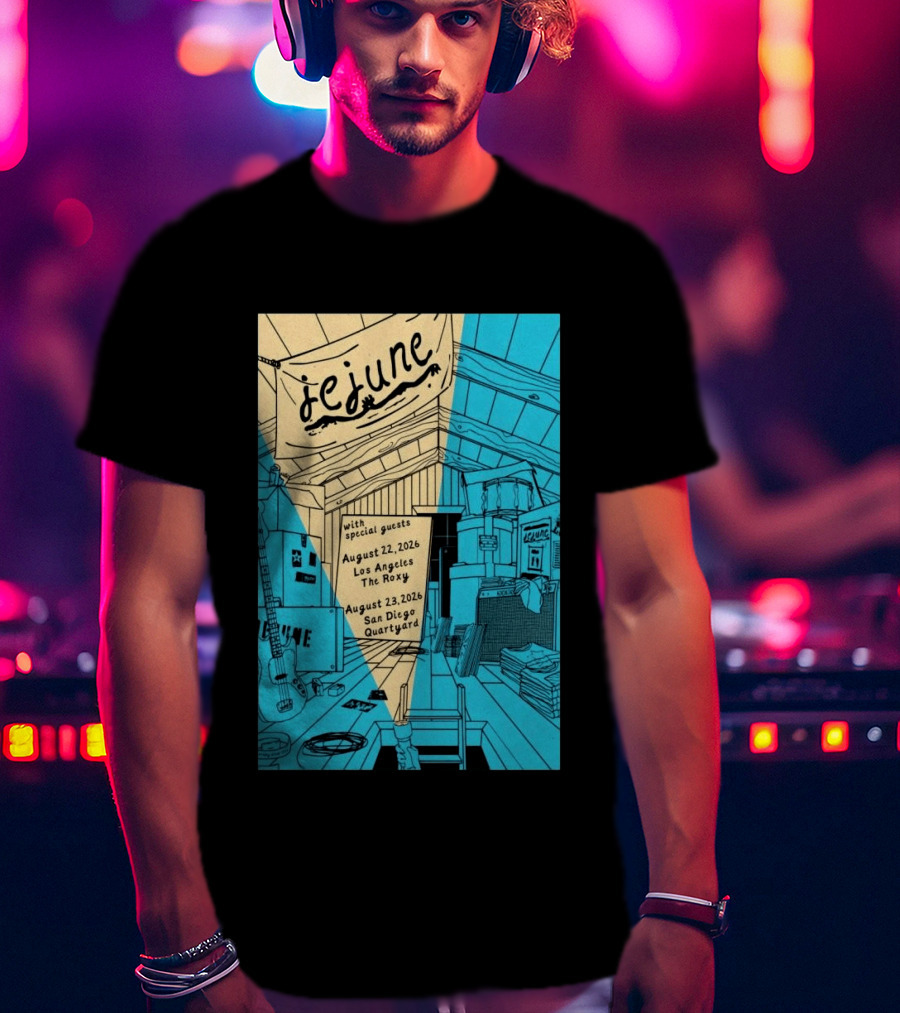 Jejune August 22 2026 Los Angeles The Roxy With Special Guests T-Shirt