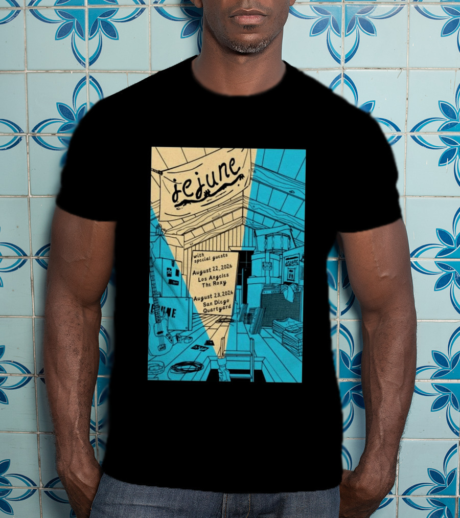 Jejune August 22 2026 Los Angeles The Roxy With Special Guests T-Shirt