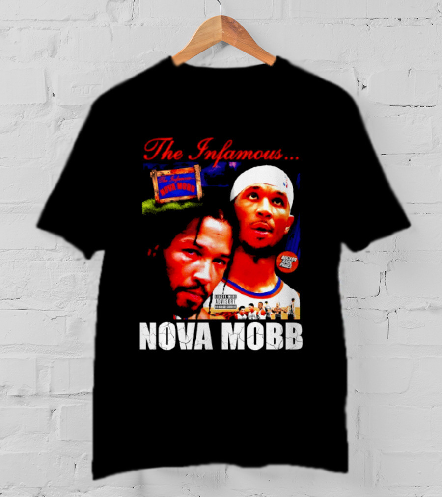 Josh Hart Jalen Brunson The Infamous Nova Mobb New York Knicks NBA 2026 T-Shirt