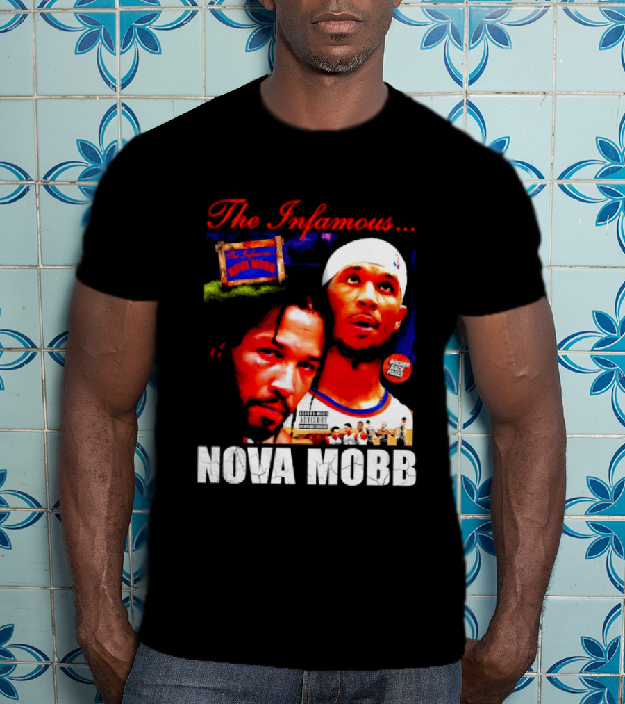 Josh Hart Jalen Brunson The Infamous Nova Mobb New York Knicks NBA 2026 T-Shirt