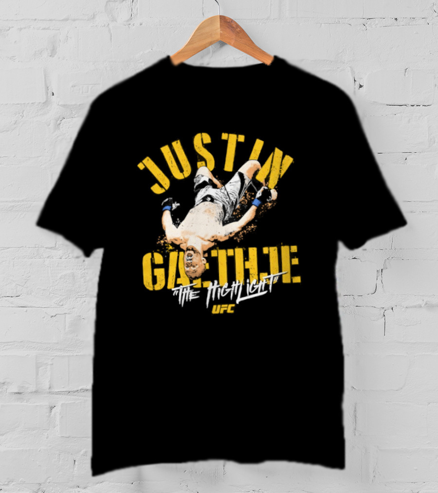 Justin Gaethje The Highlight Fighter Action Pose T-Shirt