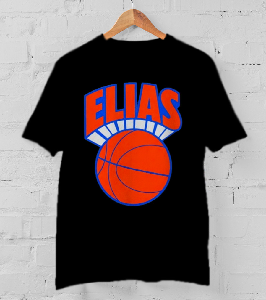 Elias Knickerbocker New York Knicks Basketball T-Shirt