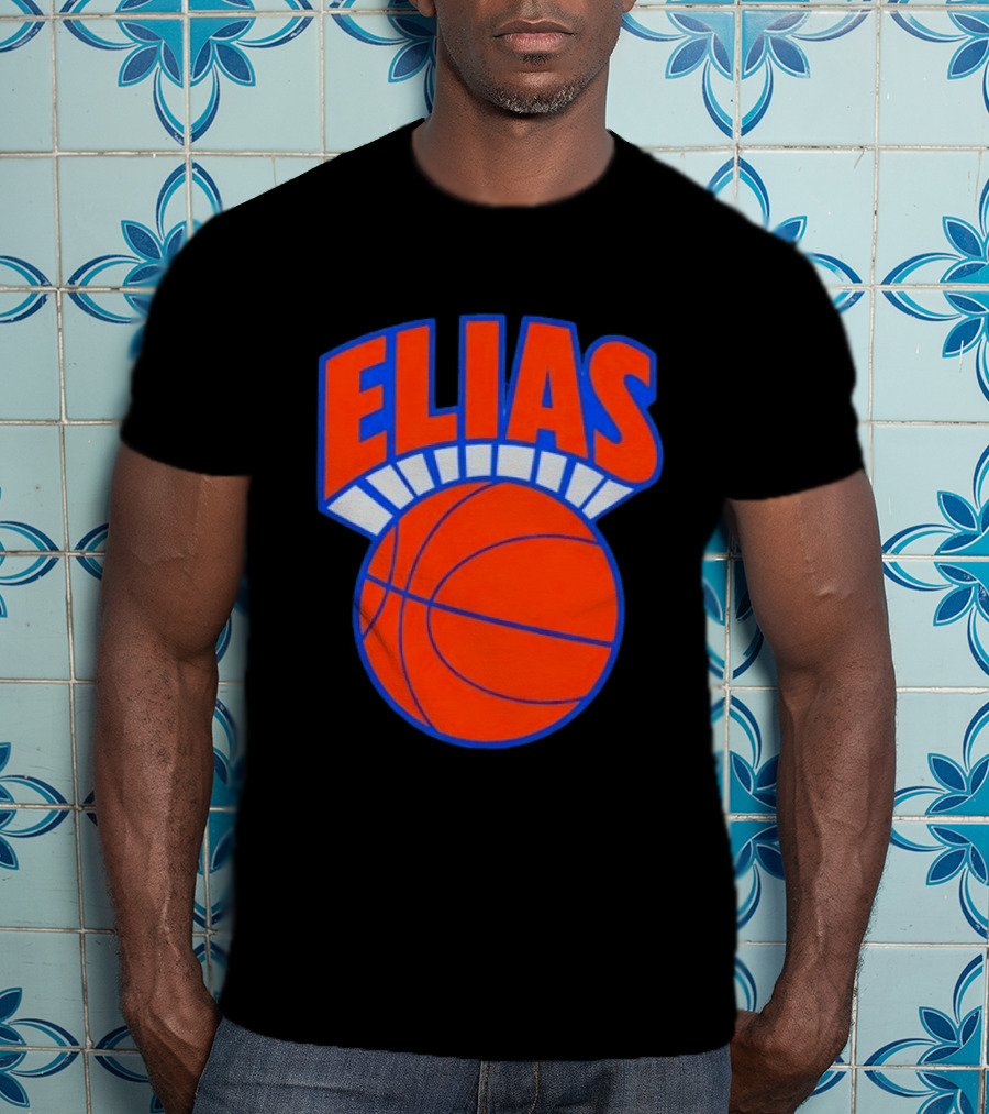 Elias Knickerbocker New York Knicks Basketball T-Shirt
