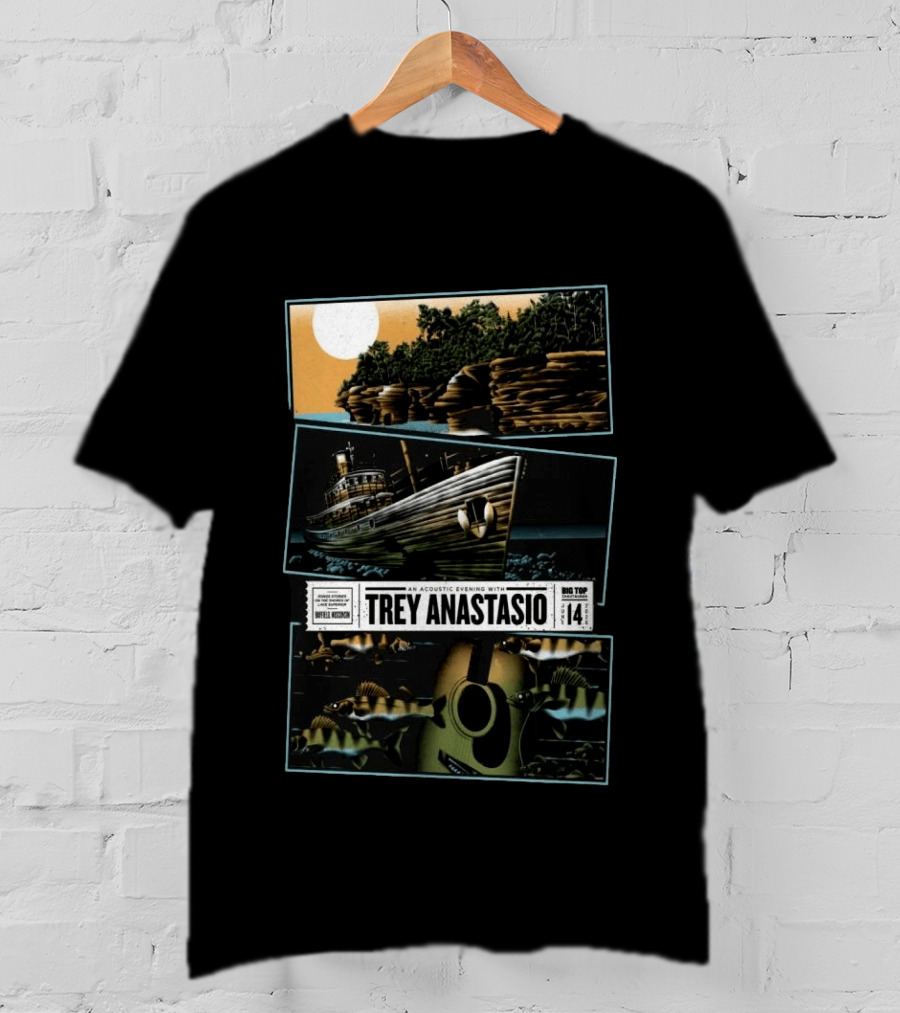Trey Anastasio Acoustic Evening Lake Superior Big Top Chautauqua Bayfield Wisconsin June 14 2026 T-Shirt