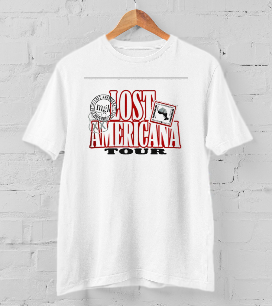 Machine Gun Kelly Lost Americana Tour 2026 Toronto Exclusive June 14 RBC Amphitheatre T-Shirt