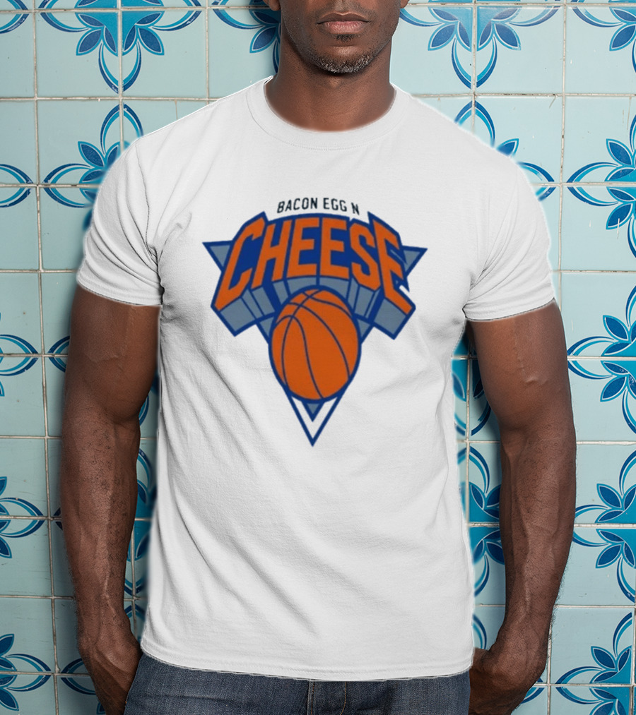 New York Knicks Bacon Egg N Cheese Basketball T-Shirt