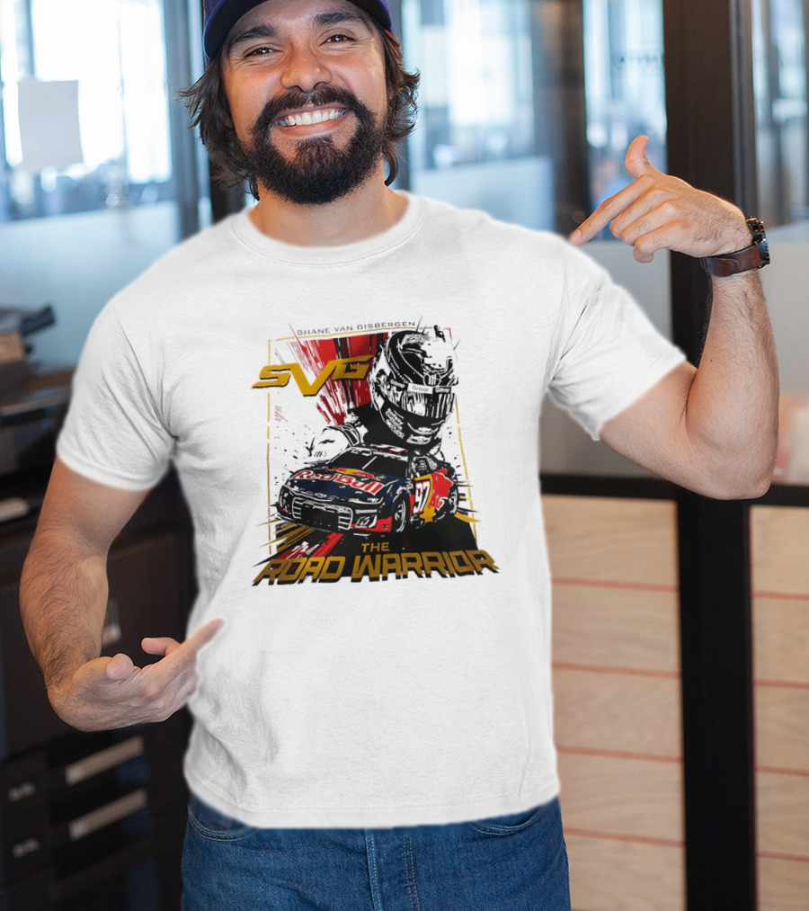 Shane Van Gisbergen SVG The Road Warrior Nascar Trackhouse Racing T-Shirt
